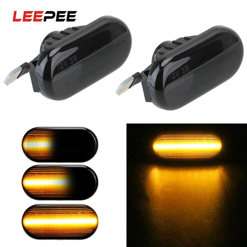 

LEEPEE Signal Lamp LED Car Dynamic Side Marker Turn Signal Light For Qashqai Navara Micra 350Z Note Pathfinder, As pic