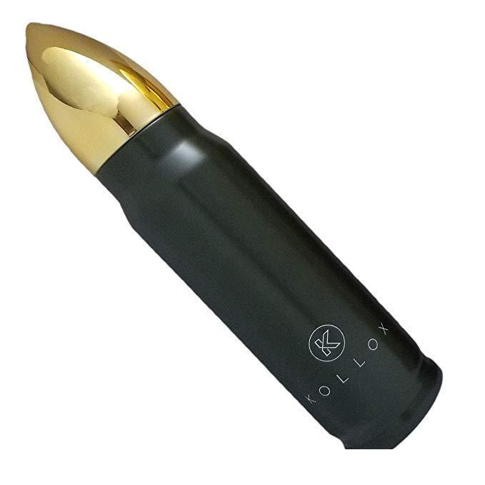 

1000ml Thermos Cup Coffee Mug Stainless Steel Tumbler Bullet Vacuum Insulated Double Wall Mug Water Bottle, Army green