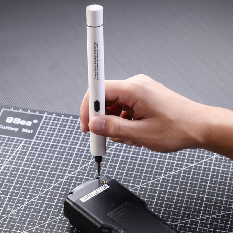 

Electric Screwdriver Pen 3V USB Screwdriver Drill Bit Cordless Set 18 Drill Bits Laptop Cellphone Screwdrive Tool
