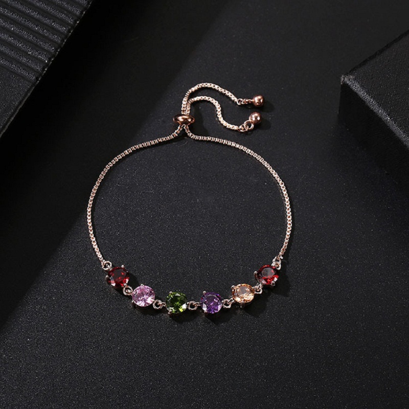 

Bettyue New Fashion Statement Different Geometry Shape Zirconia Stones Female Colorful Adjustable Nobler Bracelet First Choice