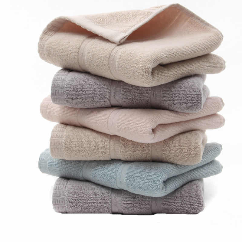

100% cotton household towel, absorbent and soft household towel for adults, Pink