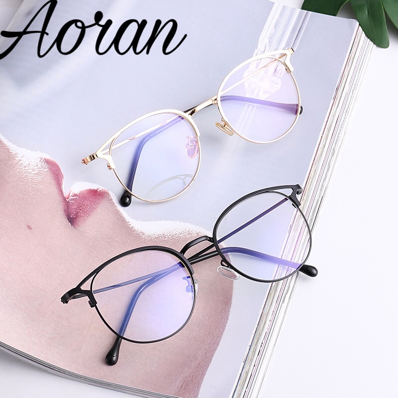 

Computer Anti Blue-ray Glasses Cute Cat Eyeglasses Frame Men Optical Glasse Retro Eyeglasse Computer Blue Light Blocking Glasses