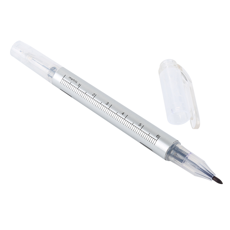 

Skin Pen Tattoo Skin Marker Pen Marker Eyebrow With Measuring Ruler Microblading Positioning Tool TSLM1