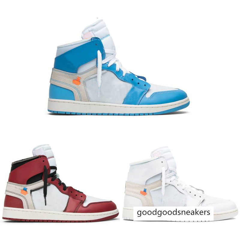 

Top Quality Jumpman 1 High OG The 10 NRG UNC University Blue Toe AQ0818 148 Men Basketball Shoes Sneakers Off With Box Size 5.5-12