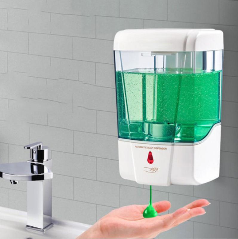 

700ml Automatic Soap Dispenser Touchless Sensor Hand Sanitizer Detergent Dispenser Wall Mounted For Bathroom Kitchen