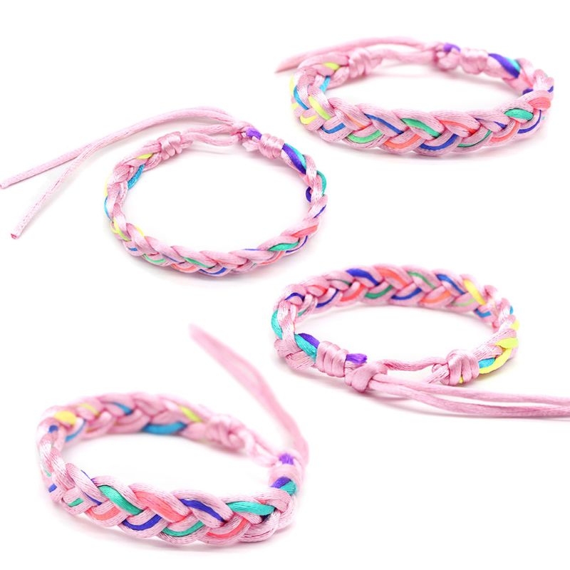 

Charm Bracelets 10Pcs Handmade Colorful Nepal Woven Friendship With A Sliding Knot Closure Unisex Adjustable Mix Colors Random