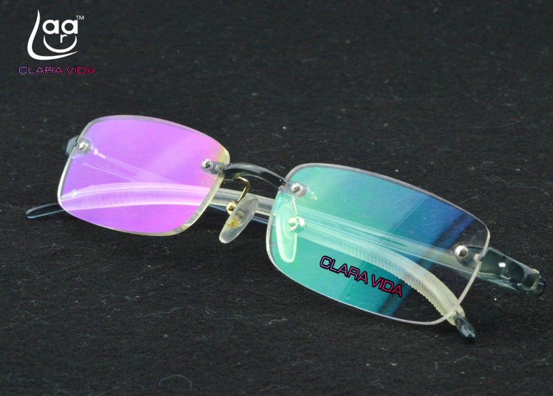 

2020 Leesbril =clara Vida= Two Pairs Joblot Rimless Flexiable Men Women Unisex Reading Glasses +1 +1.5 +2 +2.5 +3 +3.5 +4.0
