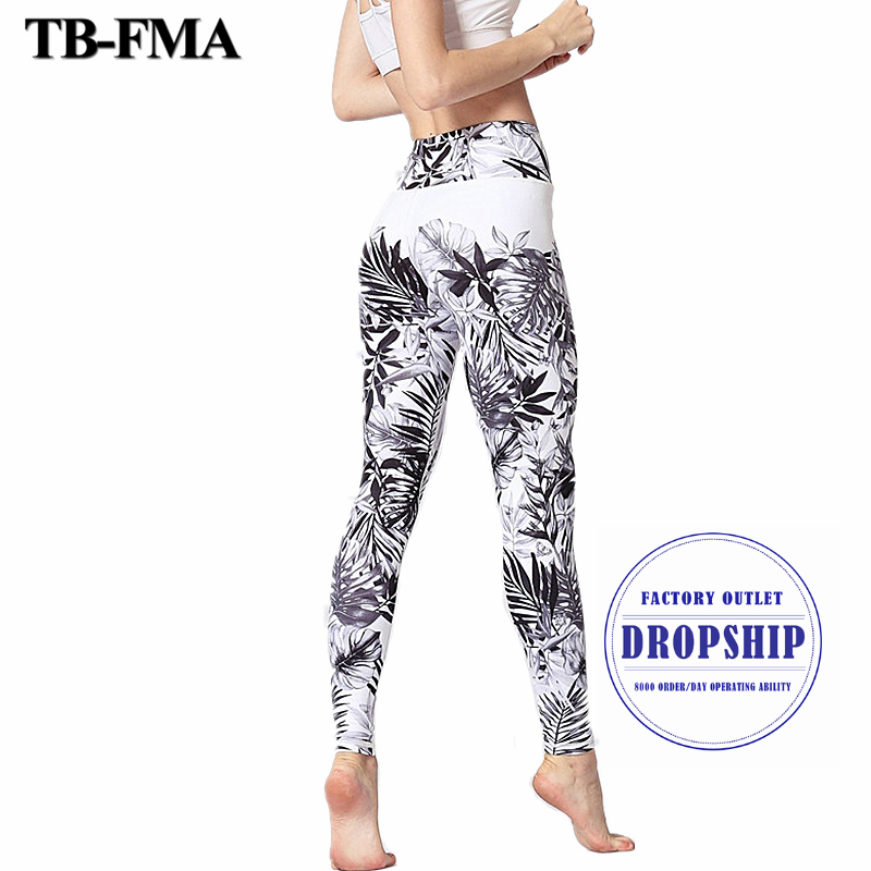 

Yoga Pants Women Printed New Sport Leggings Elastic Fitness Gym Pants Workout Running Tight Leggins Sport Women Fitness Trousers, As picture