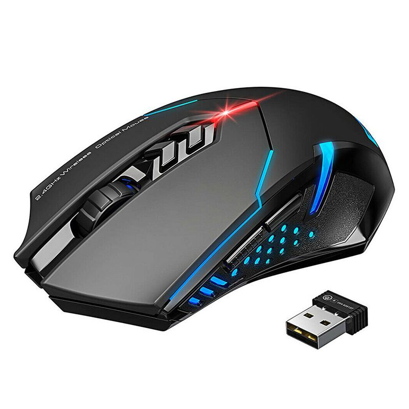 

2400DPI gaming USB optical mouse wireless mouse 7 buttons 2.4GHz wireless computer gaming for laptop notebook