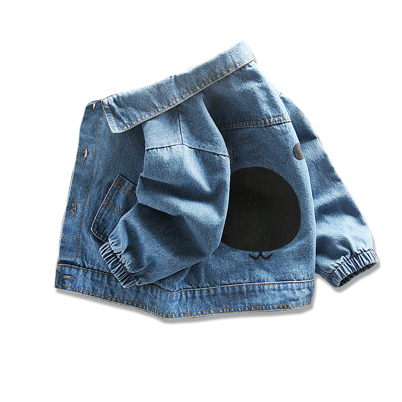 

New Fashion Spring Autumn Baby Girls Boys Clothes Children Cotton Cartoon Jacket Toddler Casual Costume Infant Kids Tracksuits, White