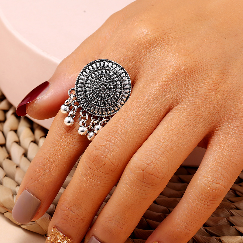 

Bohemian Vintage Finger Midi Knuckle Ring for Women Punk Antique Silver Color Metal Rings Gypsy Tribal Afghan Jewelry