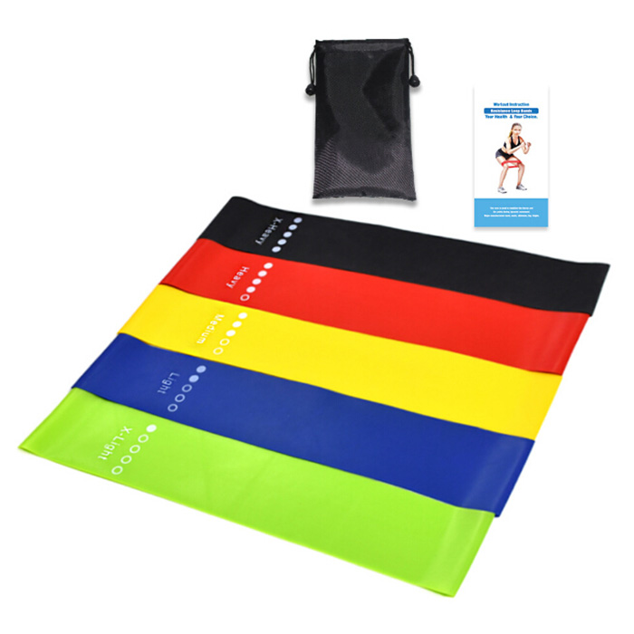 

Sport Yoga Resistance Bands For Fitness Body Building 5pcs