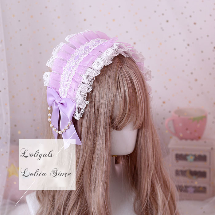 

The Letter from Cat ~ Gorgeous Lolita Headband Sweet Mori Girl Headpiece