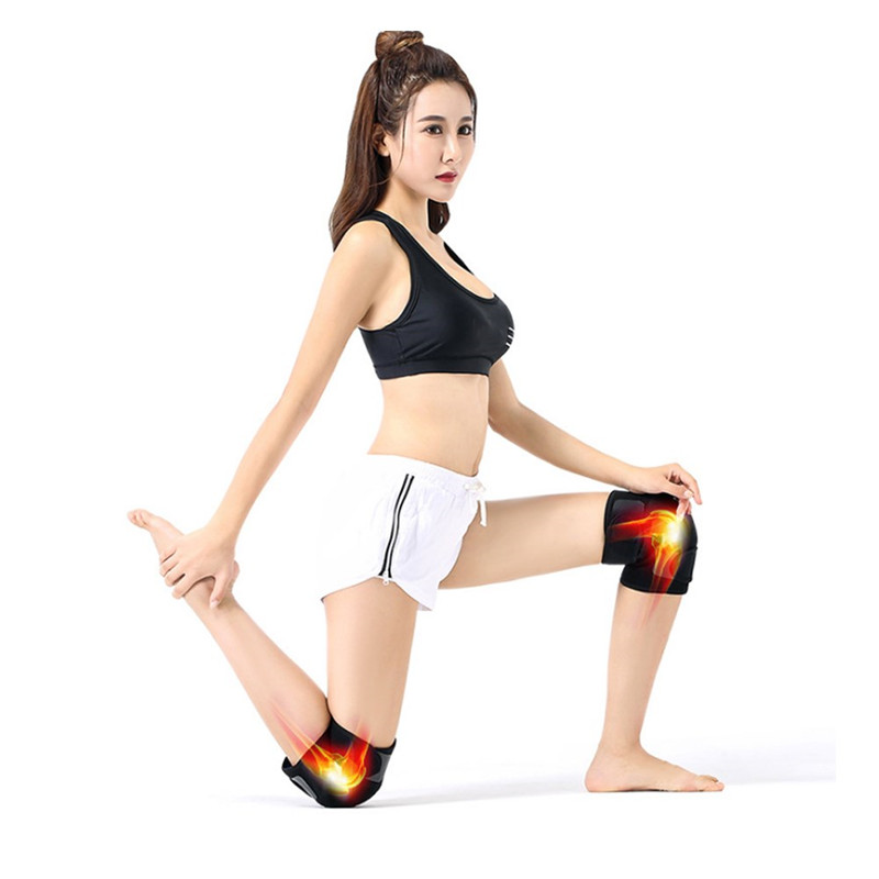 

Elbow & Knee Pads 1 Pair Tourmaline Self Heating Magnetic Therapy Kneepad Arthritis Brace Support Patella Sleeves Supportym, Black