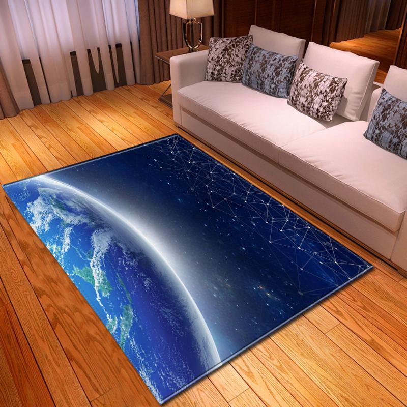 

Fashion 3D Universe Galaxy Space Rugs Children Play Mat Bedside Area Rugs Home Decorative Dining Table Carpets for Living Room, No-1