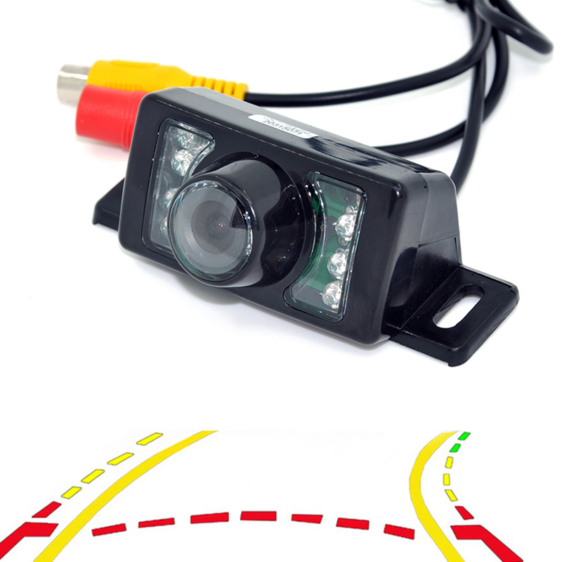 

Variable Dynamic Trajectory Tracks Car Rear View Backup Camera for 7LED Night Car CCD Auto Parking Assistance