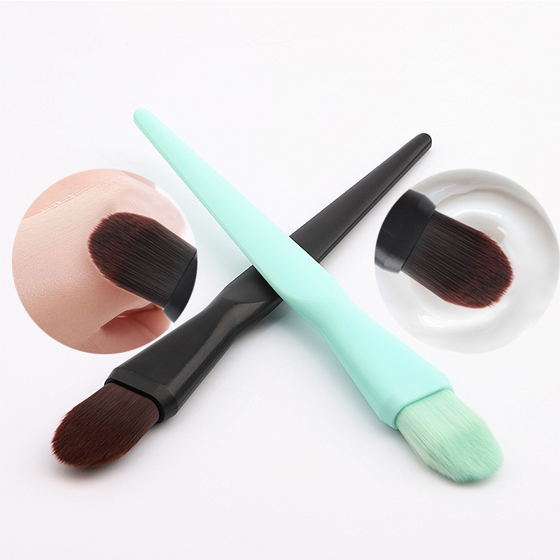 

Multi-functional Makeup Brush Fiber Bristles Abs Brush Handle Foundation Mask 2 Colors Make Up Brushes YL
