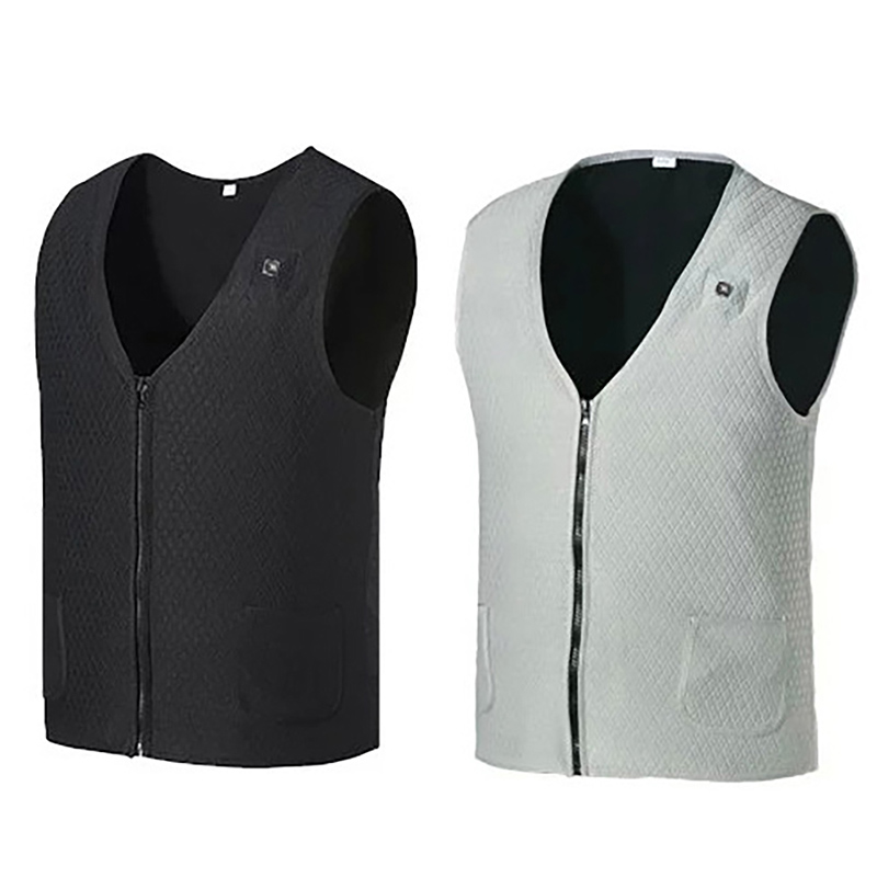 

Heated zipper design allows you to wear this vest freely and easily. Once you Slim Waistcoat Jacket Tops Warmer Underwear Winter, Black