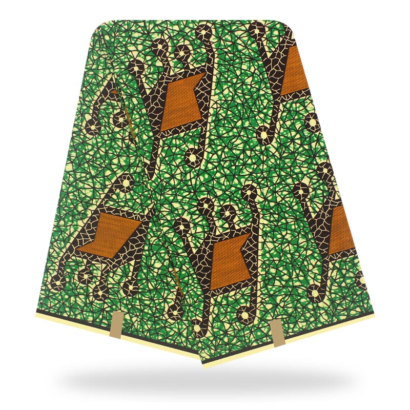 

2020 New Arrivals 100% Cotton Green & Red Print pagnes wax africain
