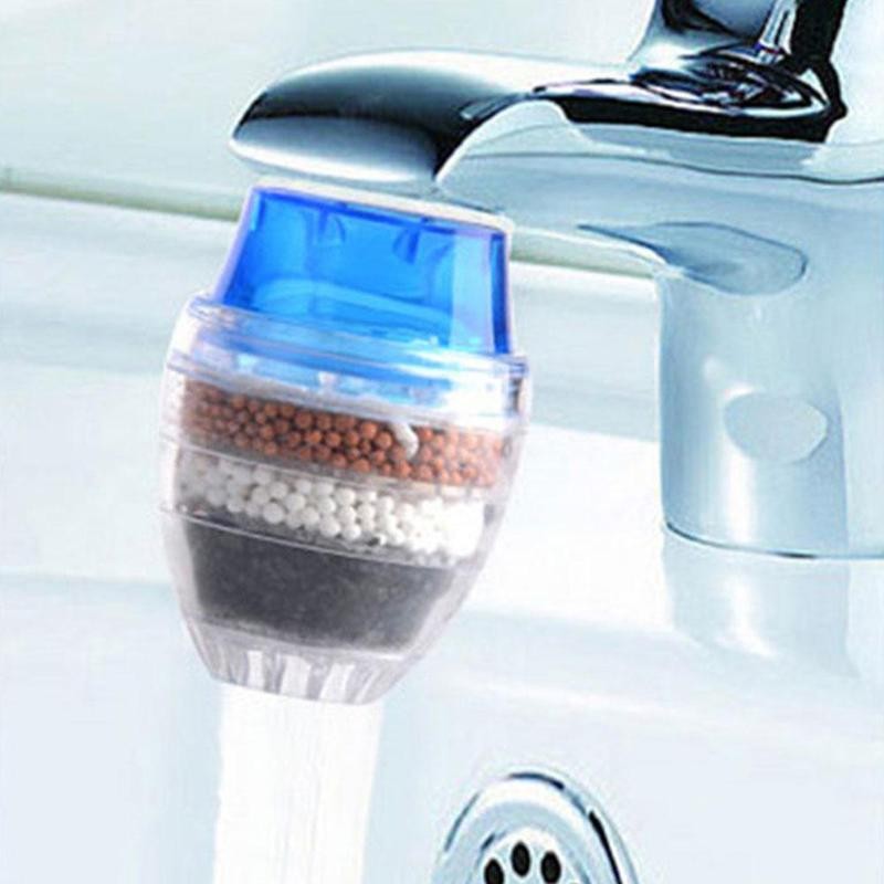 

1pc Faucet Filter Mini Multilayer Water Clean Filter Carbon Purifier Filtration Cartridge Faucet Accessories