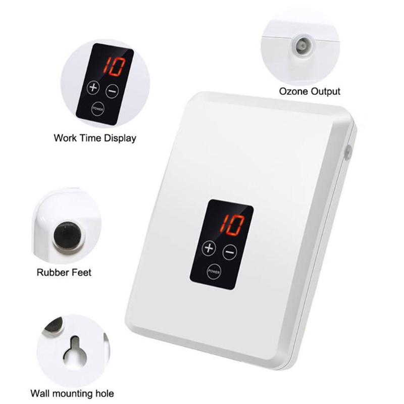

New Portable Ozone Generator 220V/110V Digital Timing Fruit and vegetable washing machine 400mg/h Air Water Air Purifier