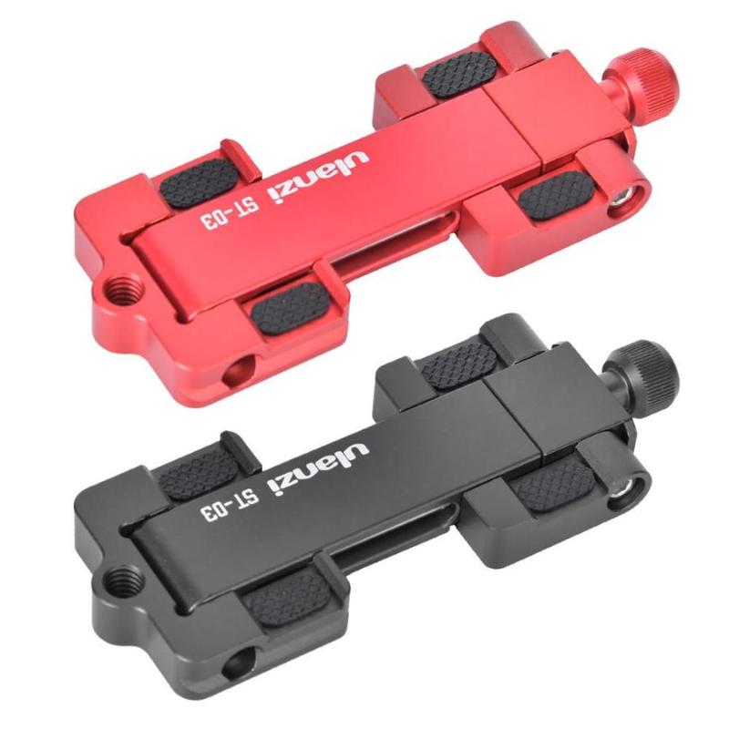 

Ulanzi fotografia ST-03 Metal Foldable Smartphone Clip Holder with Quick Release Plate and Cold Shoes for Mobile Phone NEW
