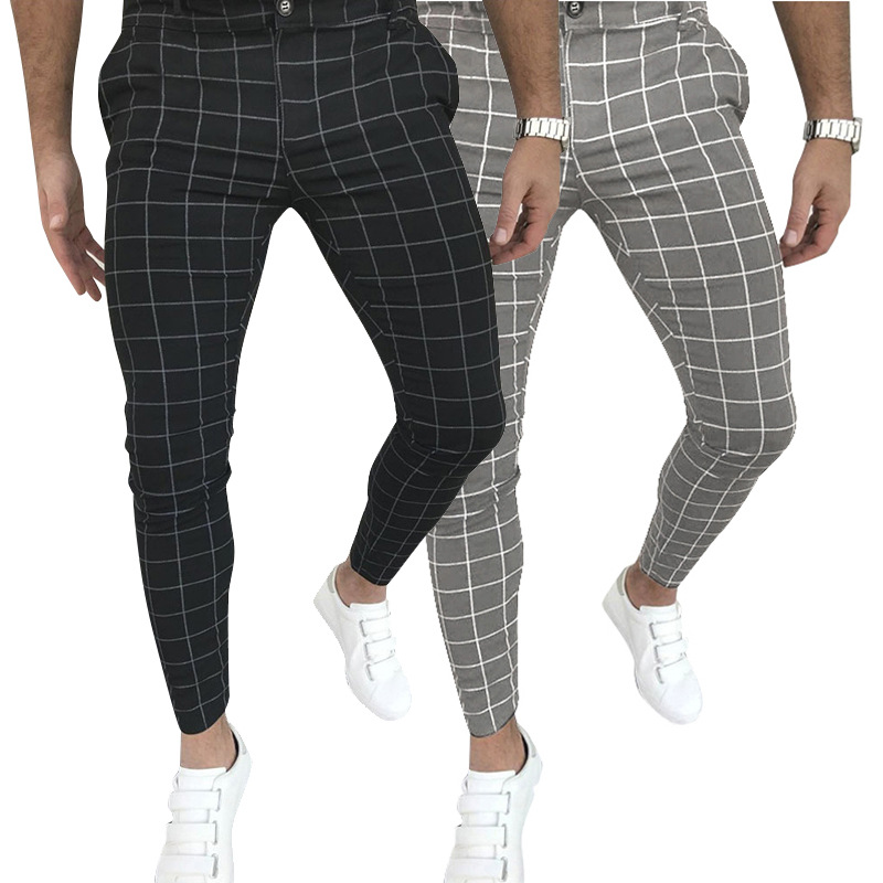 

Trendy Mens Joggers Slim Fits Sweatpants Gym Suit Sport Gym Skinny Office Casual Pants Trousers Skinny Trousers, K72-grey