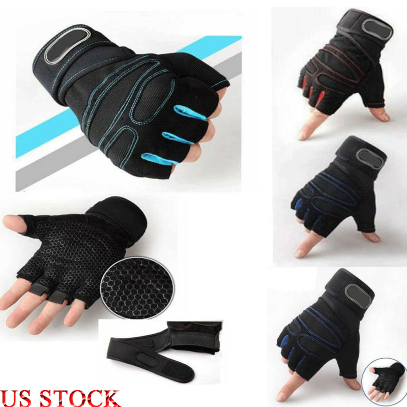 

Wrist Wrap Gloves Weight Lifting Training Fitness Gym Workout for Men Women