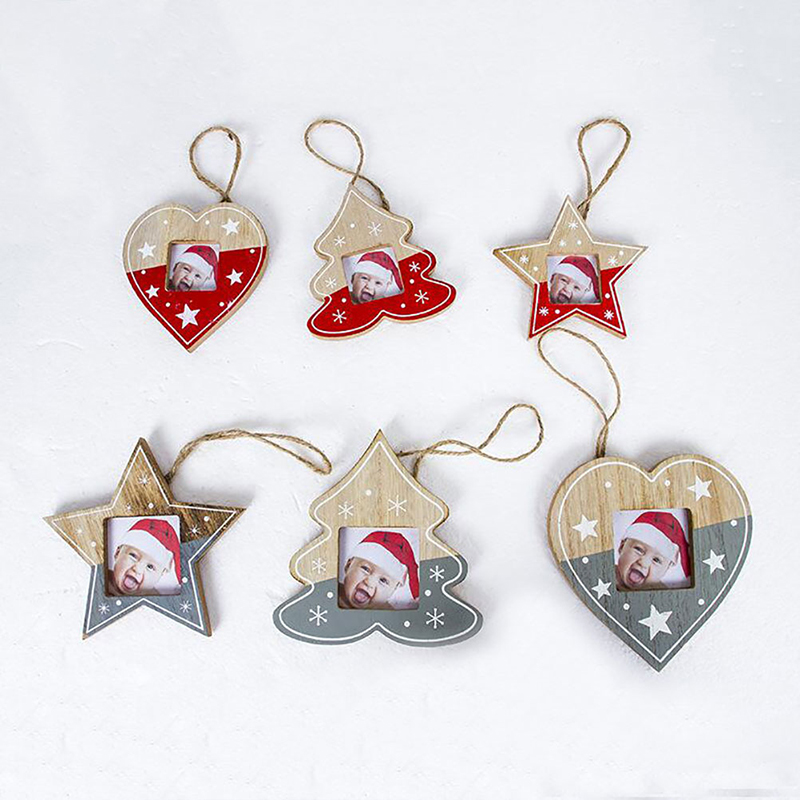 

New Year Christmas Photo Frame To Hang Christmas Tree Pendants Pendant