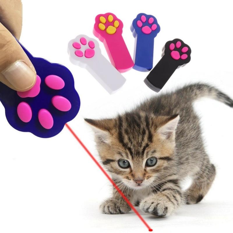 

New Arrival Claw Funny Cat Interactive Automatic Red Laser Pointer Exercise Amusement Toy Pet Product