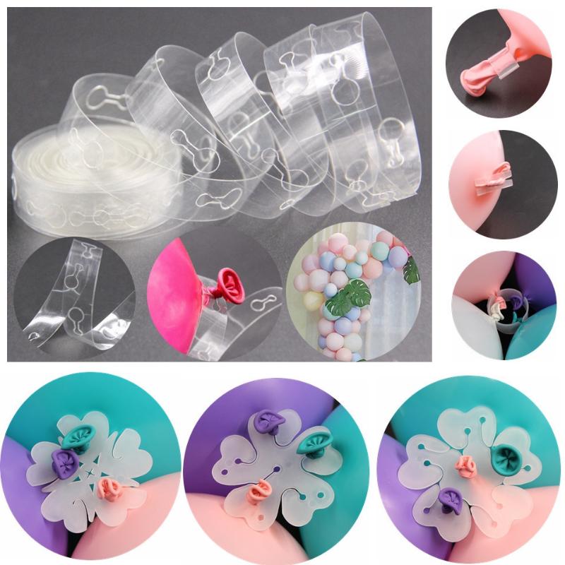 

Party Decoration Balloon Accessories Latex Balloons Tool Plastic 5M Chain Sealing Clip For Home Wedding Birthday
