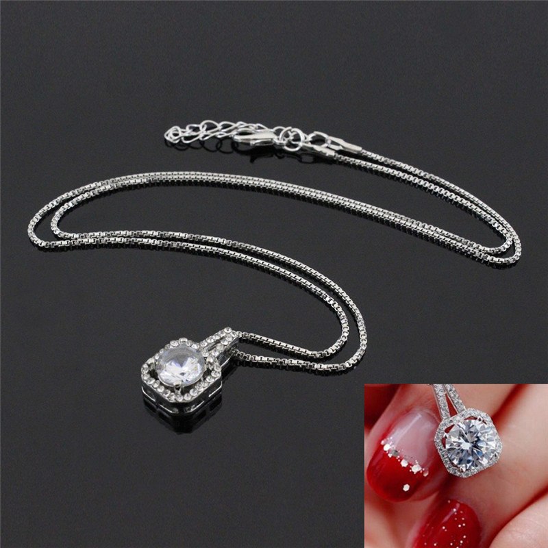 

Female Temperament All-match Long Sweater Chain Pendant Fashion Jewelry Women Pendant Necklaces Alloy & Rhinestone Necklace