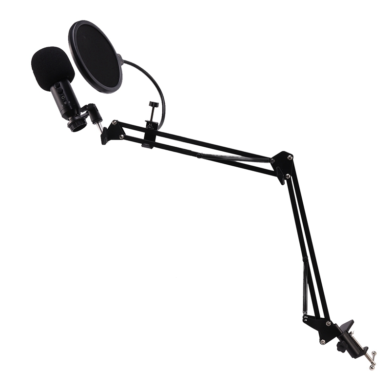 

Professional USB Capacitor Microphone -F400USB Mobile Computer Microphone Voice Chat K Song Recording fo