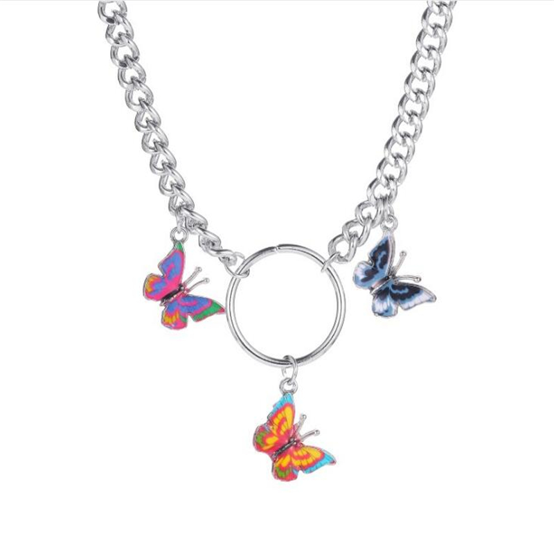 

Explosive fashion pendant butterfly necklace ladies wear jewelry
