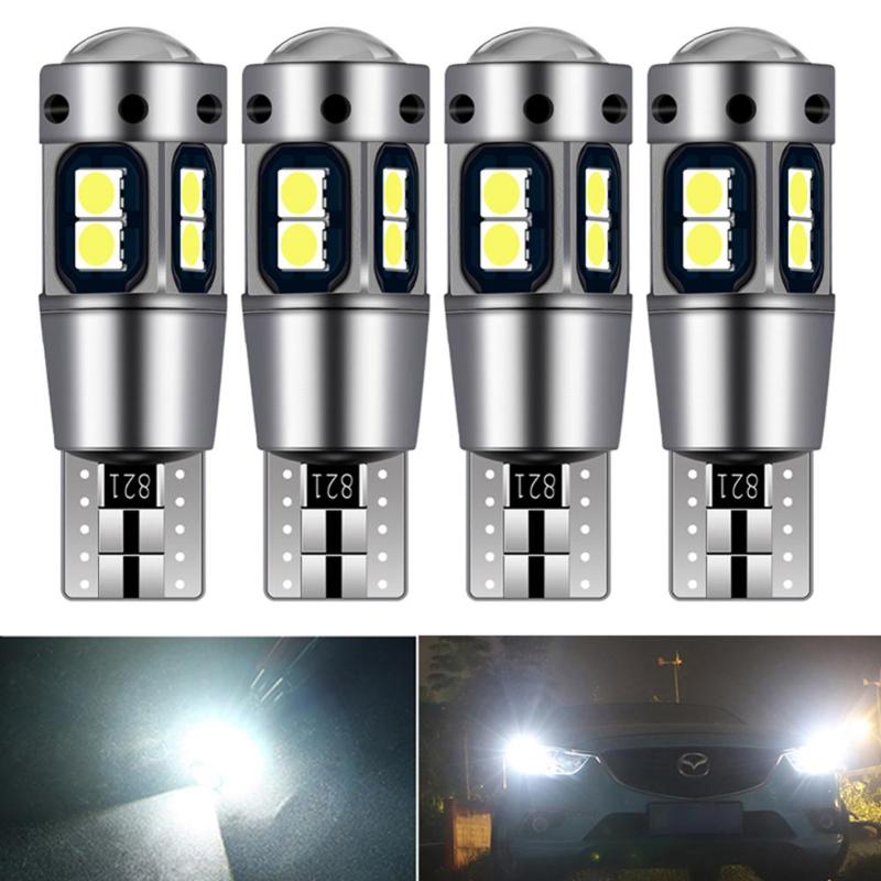 

4pcs T10 W5W 6000K Led Bulb 194 168 Car Interior Light Parking Bulbs Dome Marker Lamp For GS300 GS350 RX350 2 5 6 C, As pic
