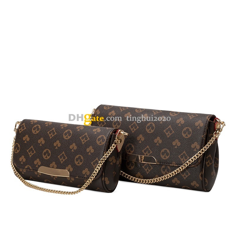 

New Style Women Fashion/Leisure Shoulder Bags Messenger Bags High Qualiy Bag 40718/40717 Lattice/Flowers Handbags In Stock Free Shipping, M40718 favorite mm