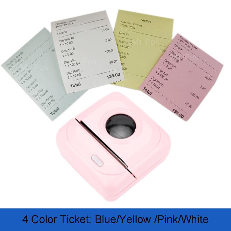 

Thermal Barcode Label and Photo Receipt Printer Bluetooth Mobile Printer