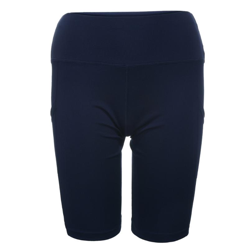

Sexy Yoga Shorts Women Solid Color Sports Wear Fitness Short Pants Female Push Up Gym Clothing Elastic Breathable #Zer, Blue