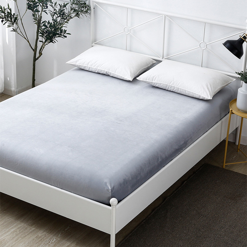 

Crystal fabric waterproof Bed cover mattress cover Mattress Protector warm bed linen fitted sheet bedspread twin queen