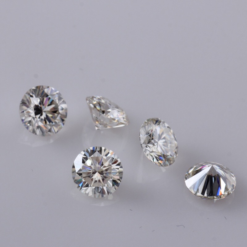 

Wholesale Size 3~12mm White D Color VVS1 Round Cut Moissanites Stone 0.1ct~6ct Loose stone With Certificate