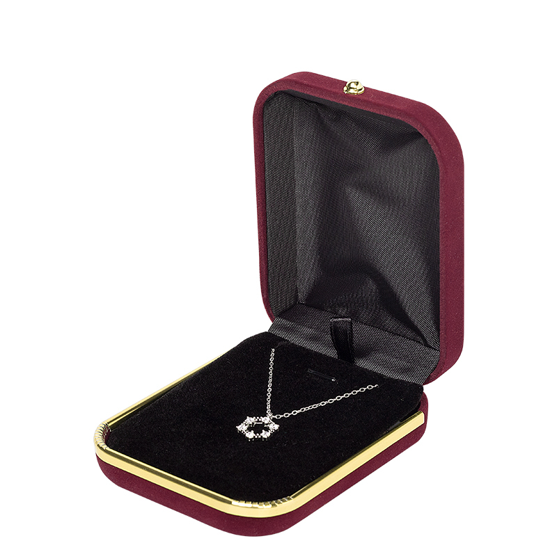 

Popular New 2020 Jewelry box with gold frame Packaging wedding ring Pendant Bracelet Watch for Female