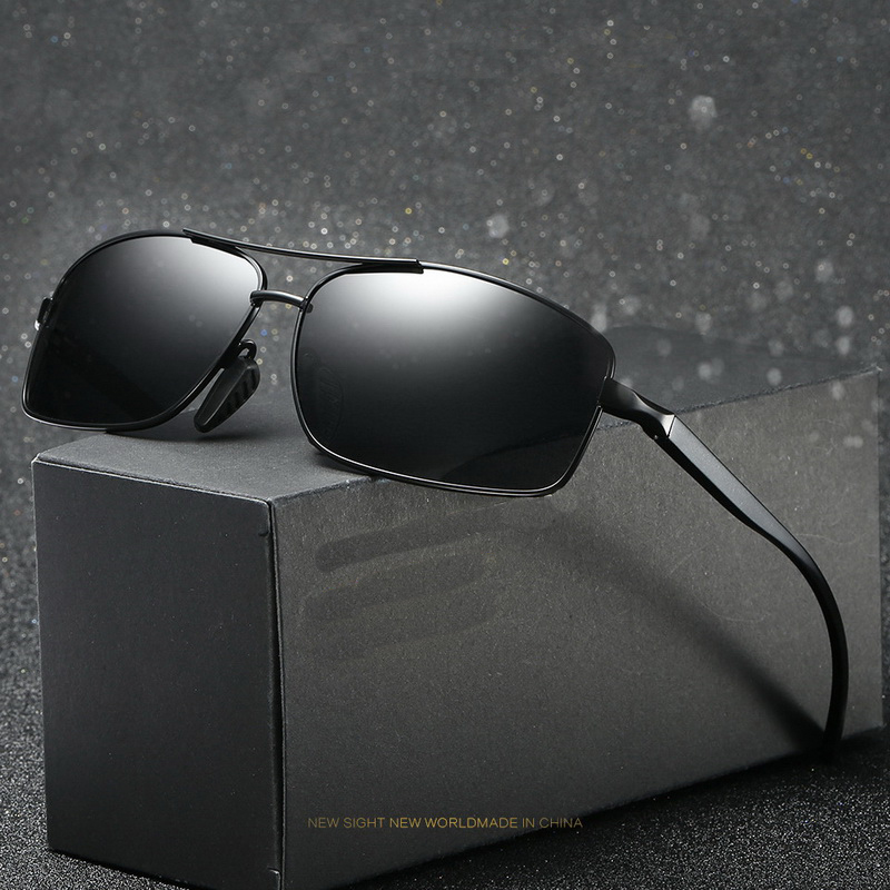 

Fashion aluminum magnesium legs Women men's polarized glasses Drive sunglasses