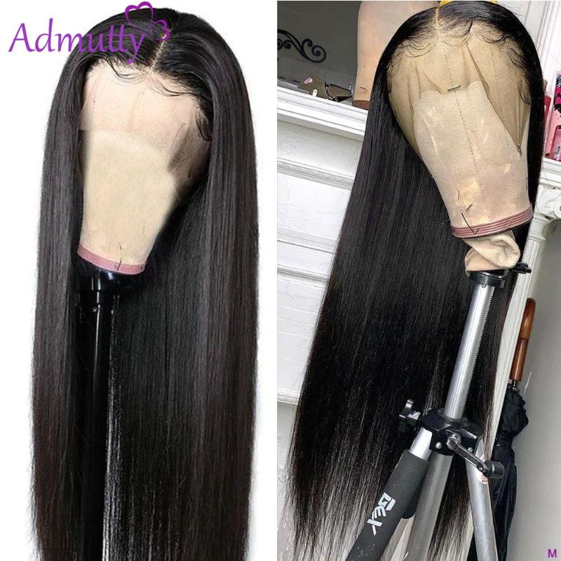 

Human Hair Wigs Lace Front Human Hair Wig 13x4 13x6 4x4 Closure Wig Pre Plucked Straight Brazilian Wigs Remy 180, 4x4 lace closure wig