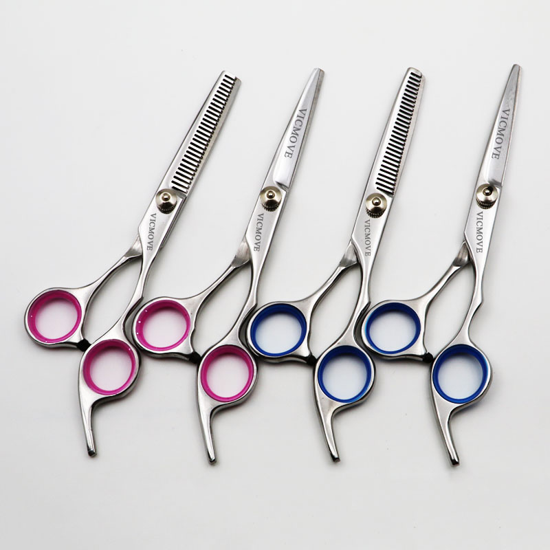 

6 Inch Professional Stainless Steel Hair Scissors Cutting and Thinning Hairdressing Shears Blades Styling Tools