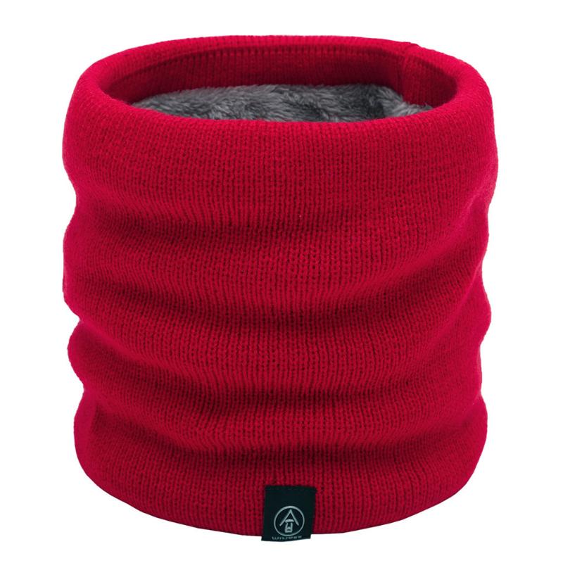 

New Design Fashion Autumn Winter Unisex Solid Snood Neck Warmer Scarf velvet Thickened Fleece Knitted Scarf Scarves Shawl Cowl