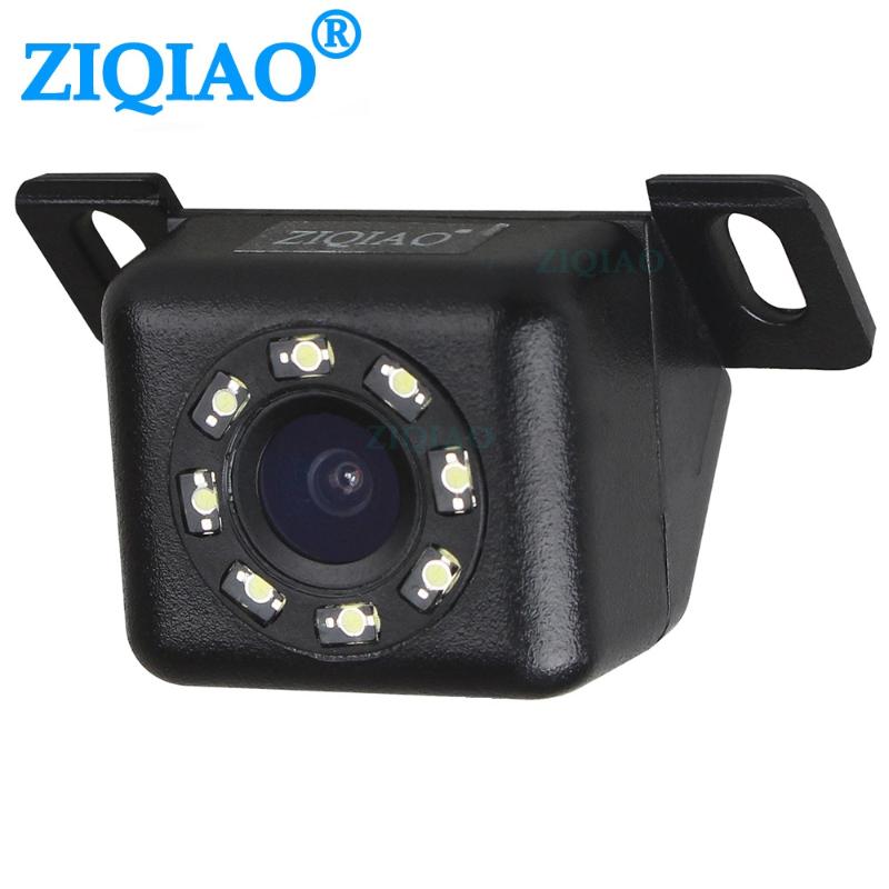 

ZIQIAO HD 8 LED Car Reversing Rear View Camera Night Vision Waterproof Universal Parking Backup Camera HS068