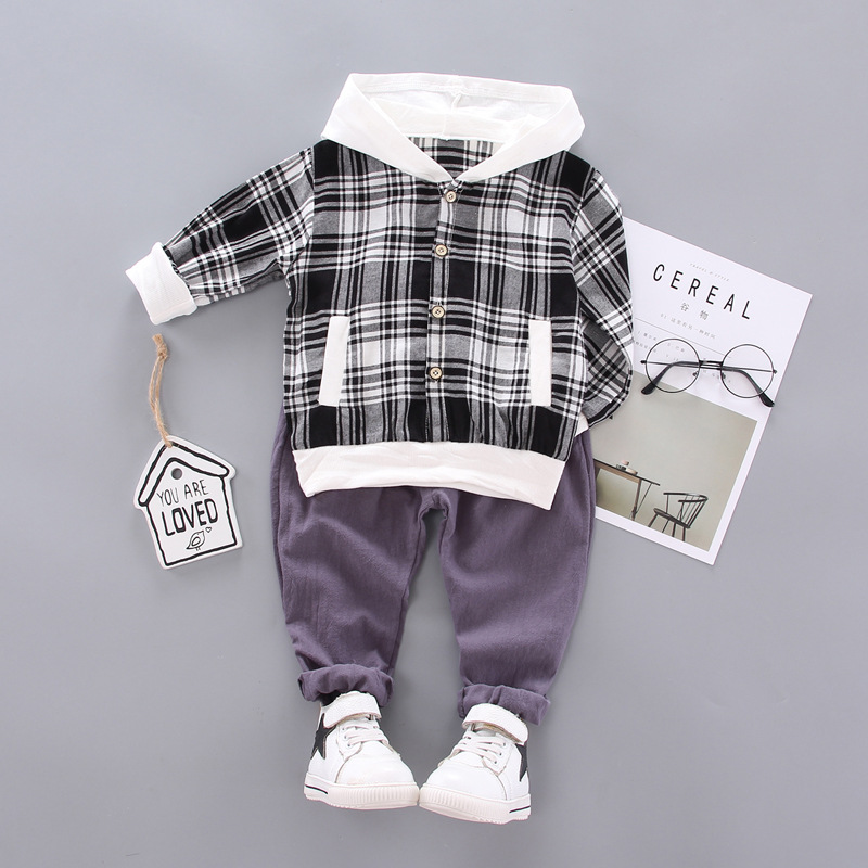 

Children Baby Boys Fashion Spring Autumn Clothes Sweater Tops + Elastic Waist Trousers Kids Boy Cotton Outfits Sets, Yellow