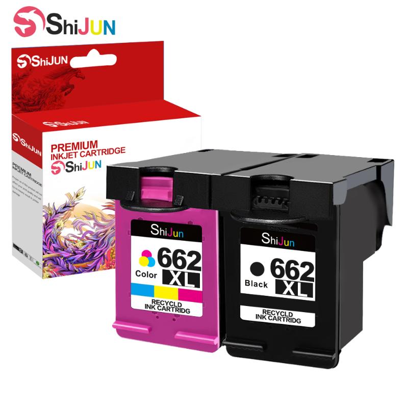 

SHIJUN Ink cartridge Compatible For 662 XL 662xl For Deskjet 1015 1515 2515 2545 2645 3545 4510 4515 4516 4518 printer