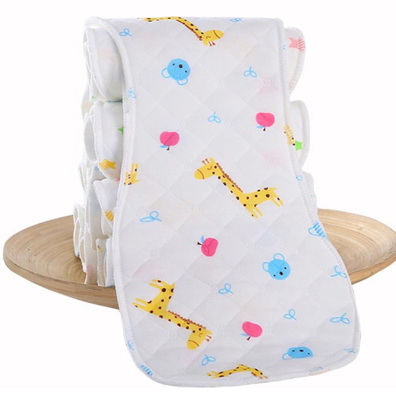 

2020 White Baby Cloth Diaper Inserts Liners 3-Layer Ecological Cotton Polyester For Toddlers Ecological Cotton Reusable S L, Star
