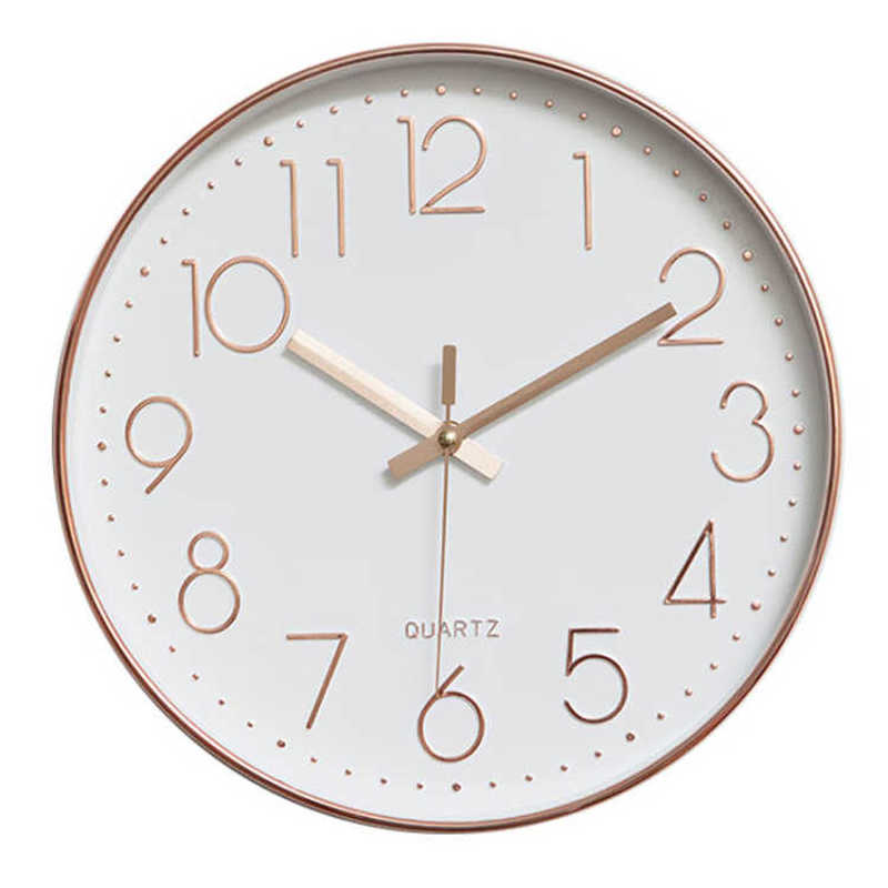 

New Clock Wall Clock Living Room Modern Minimalist Mute Modern Minimalist Creative Home Bedroom Office Free of Punch Clocks